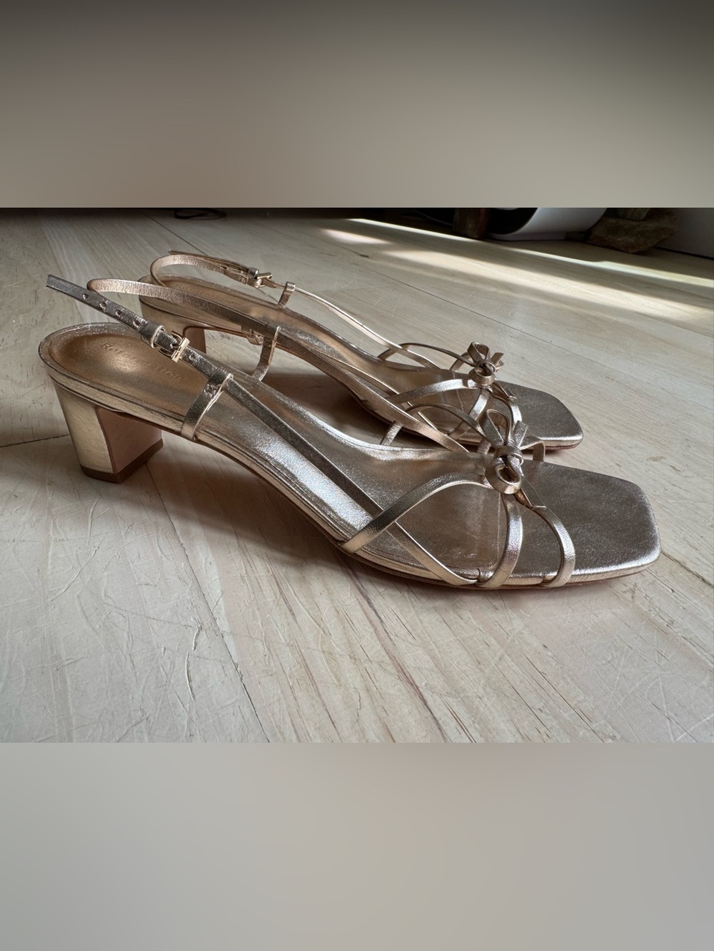 Reformation Sally Bow Heeled Sandal